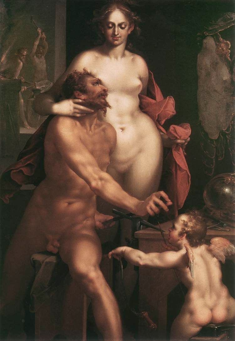 Vulcan And Venus by Bartholomaeus Spranger, 1610